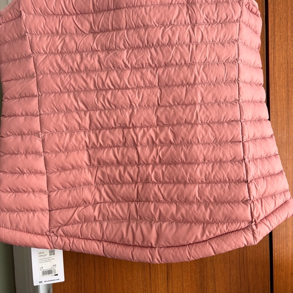 Helly Hansen Sirdal Insulator Vest Ash Rose Pink Quilted Puffer NWT Size M - Picture 8 of 9